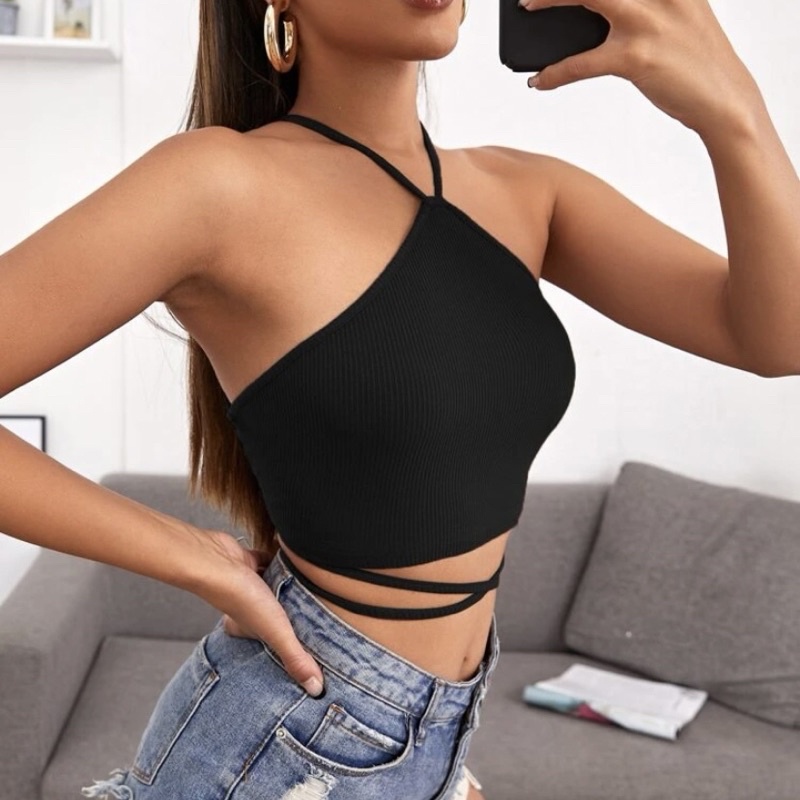 ÁO 2 DÂY BUỘC LƯNG SEXY PHONG CÁCH TRENDY GIÁ RẺ