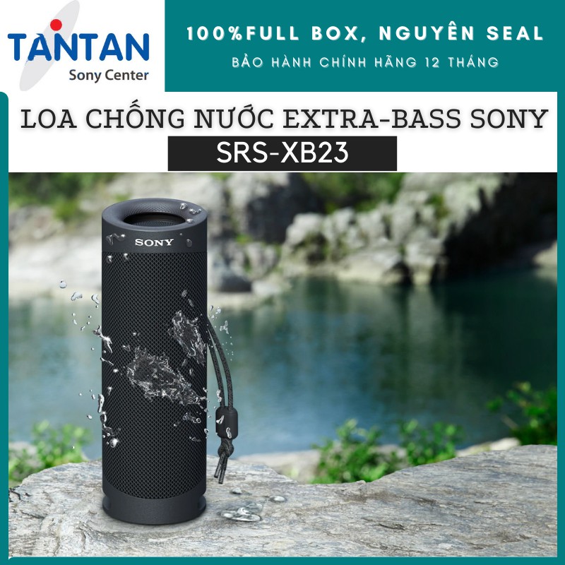 Loa BLUETOOTH Extra Bass Sony SRS-XB23 | Type-C - Chống nước, bụi - Pin 12H - Kích thước cực gọn nhẹ