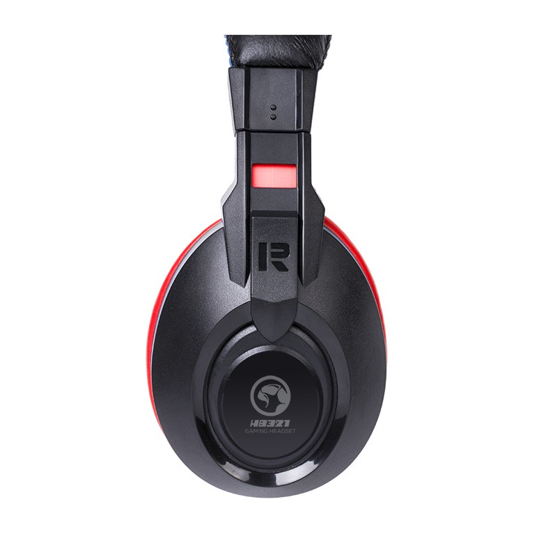 Tai nghe MARVO H8321 RED BLACK, Có Mic - Hàng chính hãng - Full Box