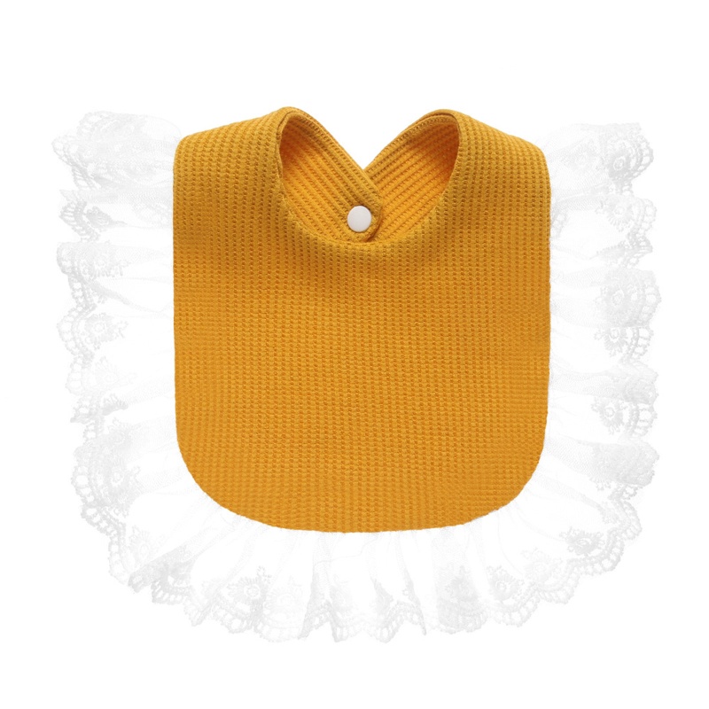 Yếm Ăn Bằng Cotton Xinh Xắn Cho Bé Gái