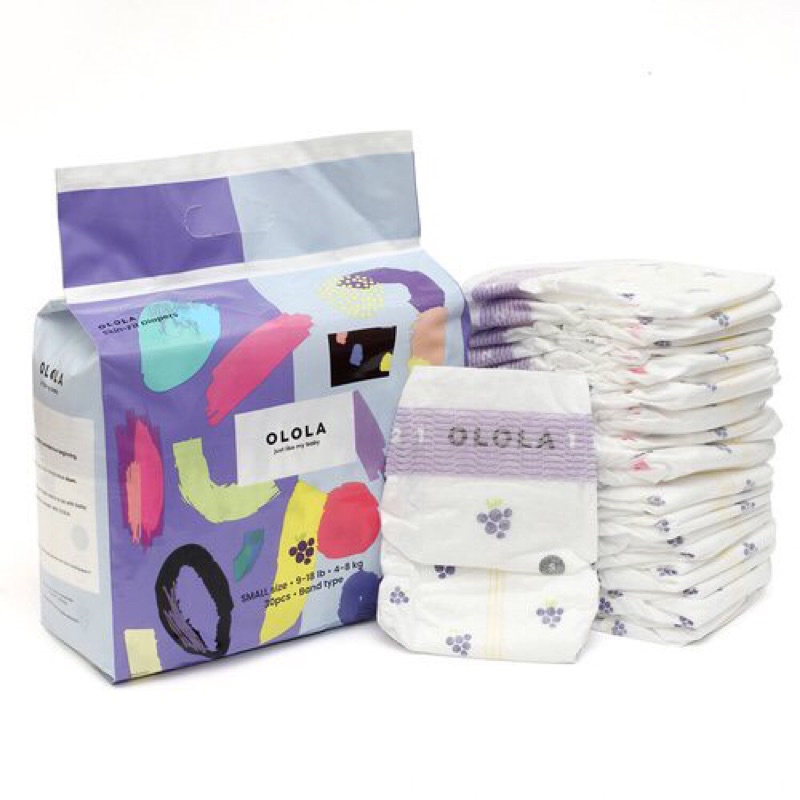 [KÈM QUÀ TẶNG]Tã/Bỉm Dán OLOLA Skin Fit Size S30/M24/L20 Hàn Quốc Cho Bé Từ Sơ Sinh, Mỏng Nhẹ, Mềm Thoáng,Thấm Hút Nhanh