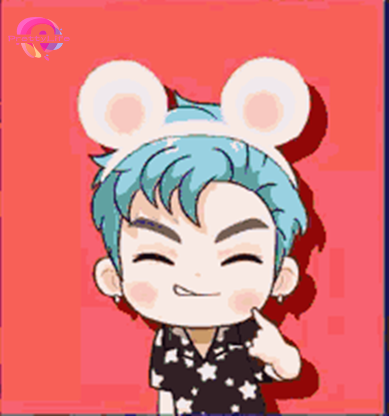 Bộ Tranh Đính Đá 5D Họa Tiết Hoạt Hình BTS Độc Đáo Kích Thước 30x30cm DIY Dùng Trang Trí Nhà Cửa