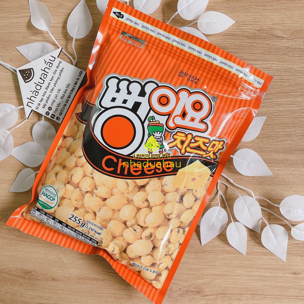 Một gói bắp nổ/ bỏng ngô/ Hàn Quốc vị mật ong/ phomai gói to 250g