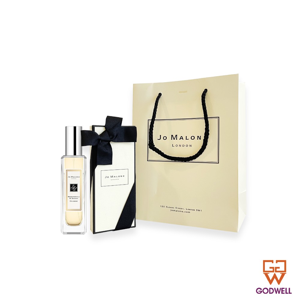 [JO MALONE] Nước hoa unisex Jo Malone Honeysuckle &amp; Davana 30ml (kèm hộp, nơ, túi giấy chính hãng)