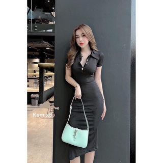Đầm body khoét lưng