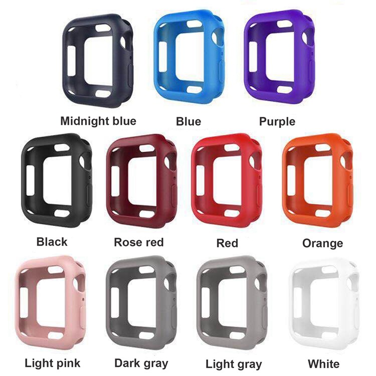 Ốp Lưng Silicone Mềm Chống Sốc Cho iWatch Series 4