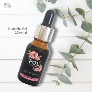 Dung dịch / Nước pha loãng sơn gel FOL pha sơn bị đặc, vón cục, chuyên dụng ngành Nail