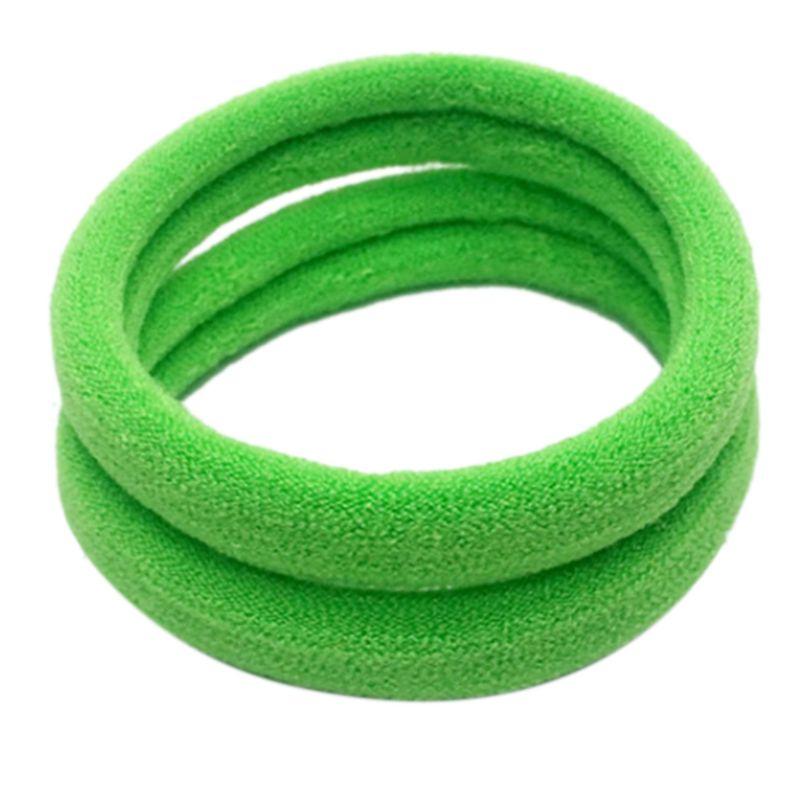 Set 10 dây buộc tóc 4cm màu sắc ngọt ngào co giãn tốt thời trang cho nữ