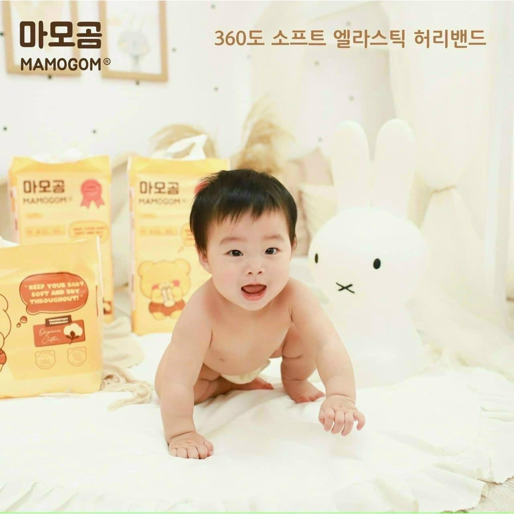 Bỉm Mamogom Tã Mamogom Hữu Cơ Cao Cấp Công Nghệ Hàn Quốc Dán/ Quần Đủ Size S62/M52/M48/L44/XL40/XXL38