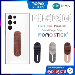 Giá Đỡ Nhẫn Điện Thoại MomoStick Crocodile Series, Smart Finger Grip 3 in 1 Đa Năng, Dùng Cho Tất Cả Điện Thoại
