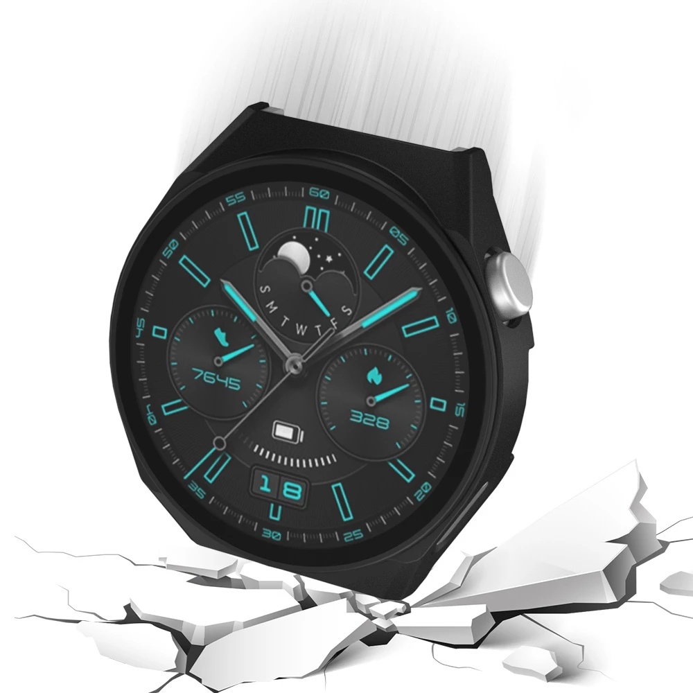 Ốp Bảo Vệ Bằng PC + Kính Cường Lực Dành Cho Huawei Watch GT3 Pro 46MM Huawei Watch GT3 Pro