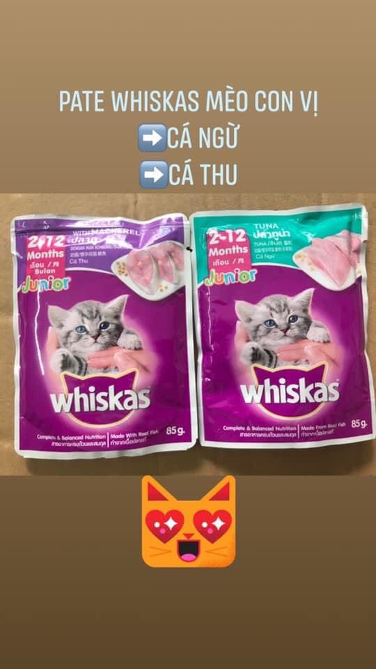 Whiskas mèo con (Junior) - 24 gói x 85g