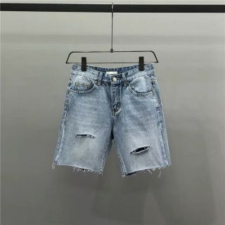 Quần short jean rách gối 2 bên