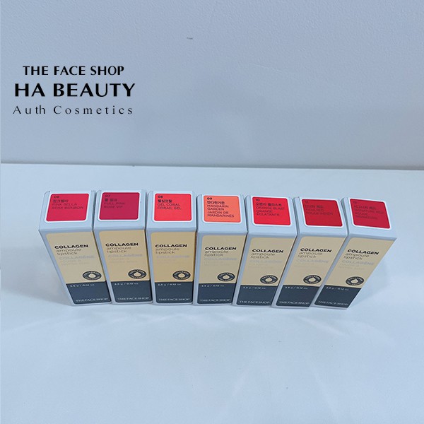 (AUTH_Korea) Son thỏi COLLAGEN AMPOULE LIPSTICK The Face Shop | BigBuy360 - bigbuy360.vn