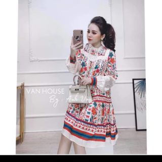 Váy Thổ cẩm lụa siêu mịn XẢ SHOP 😍😍😍😍