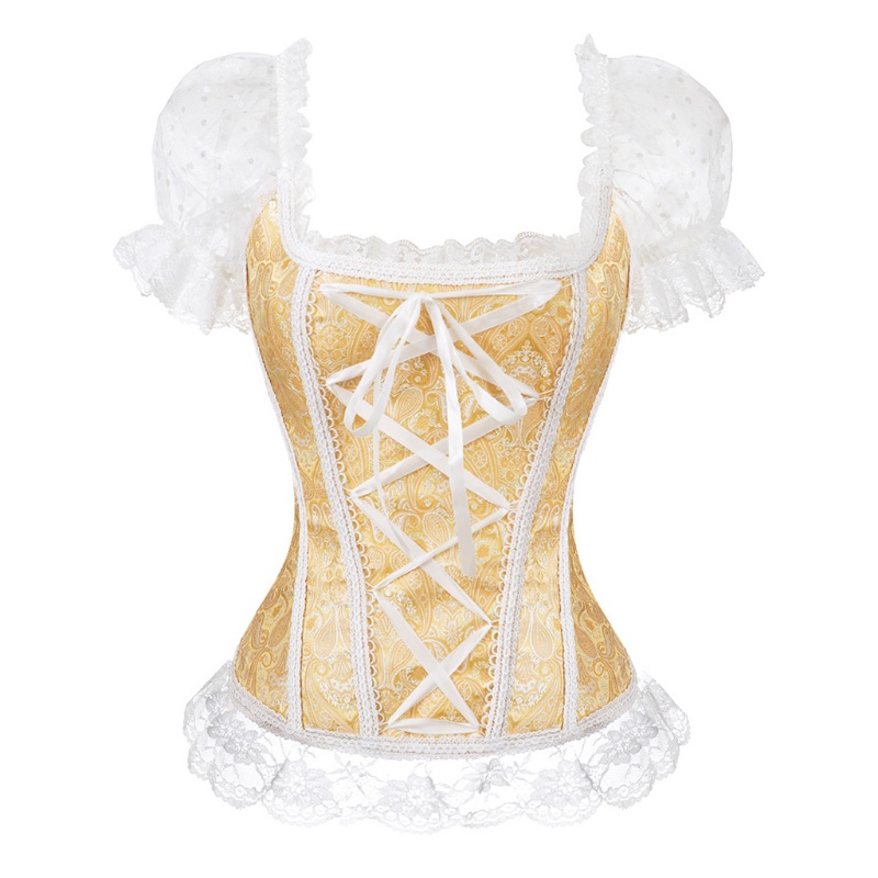 Áo Lưới Hoa Ngắn Tay Phong Cách Vintage Gợi Cảm Cho Nữ