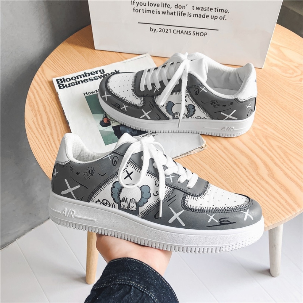 Giày Sneaker Nam TKTMS48 Giày Thể Thao Nam Chất Da Cao Cấp Phong Cách CuTe Phô Mai Que  TKT STORE Size (39-44) | BigBuy360 - bigbuy360.vn