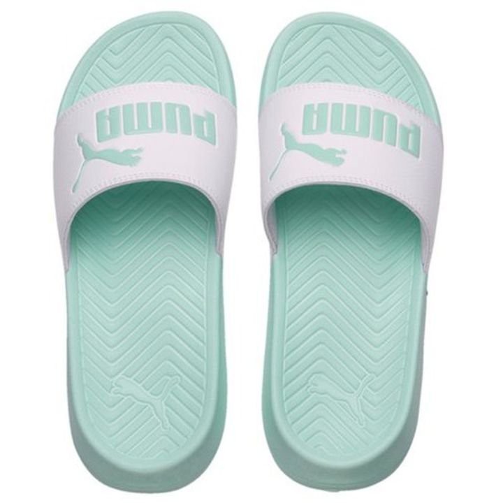 Dép Puma Chính Hãng FREESHIP Puma Popcat White Pink Black - Dép Quai Ngang Thời Trang Nữ