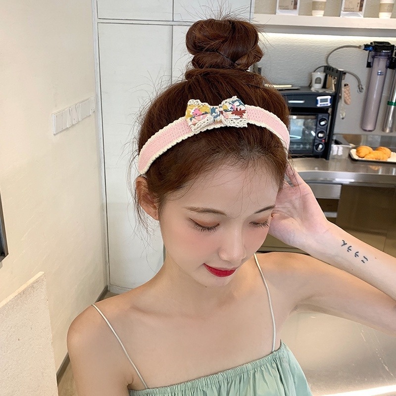 Băng Đô Dán Tóc Mái Phong Cách Hàn Quốc Cho Bé