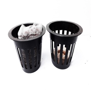 100 Rọ nhựa trồng rau thủy canh 65x65 làm từ hạt nhựa nguyên sinh