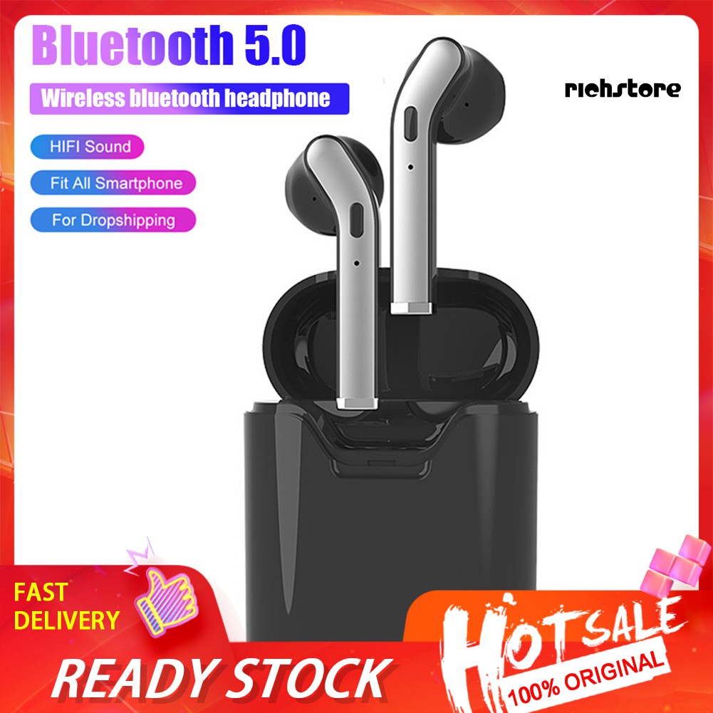 Tai Nghe Nhét Tai Ej-h17t Kết Nối Bluetooth 5.0 Tws Âm Thanh Siêu Trầm