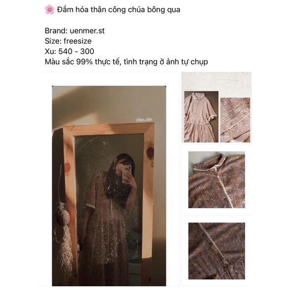 THANH LÝ | Đầm hoa merther