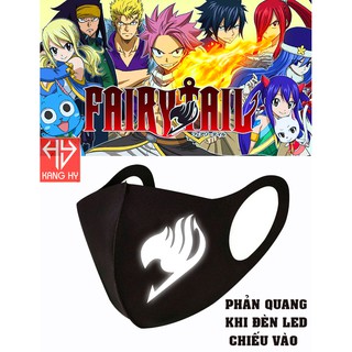 Khẩu Trang Phản Quang Hội Pháp Sư Fairy Tail Siêu Chất