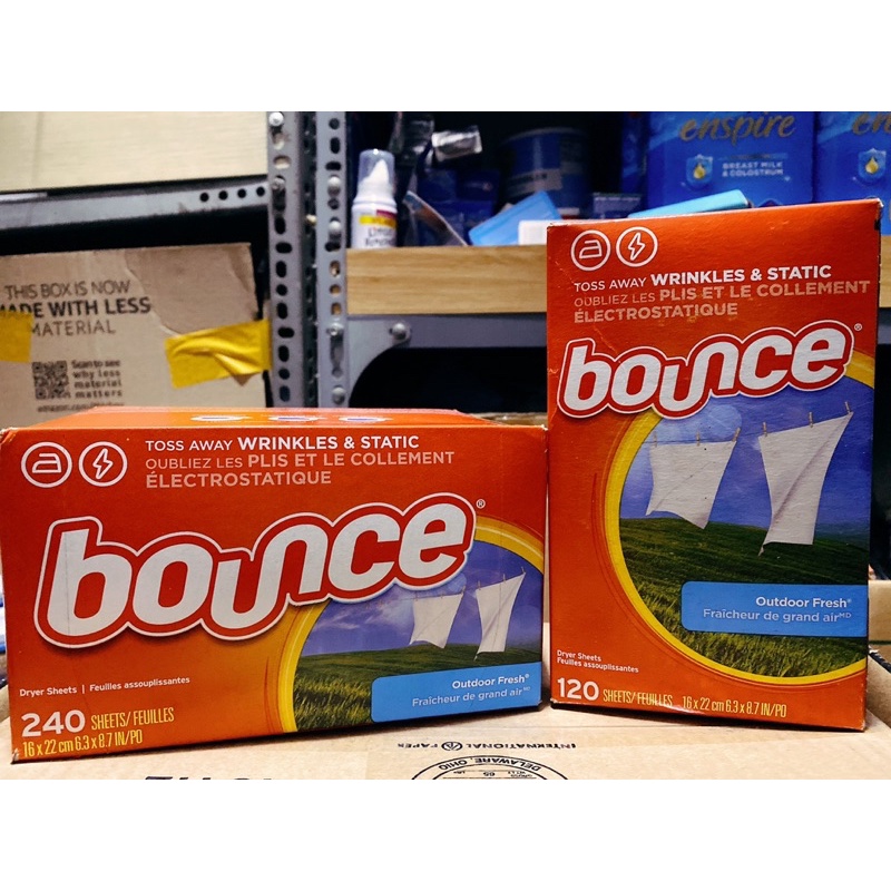 Giấy thơm Bounce của Mỹ - Hộp 240 tờ