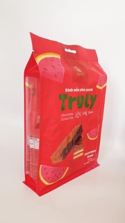 BÁNH MỀM PHỦ SOCOLA TRULY MỨT CHUỐI/ DƯA HẤU 400G