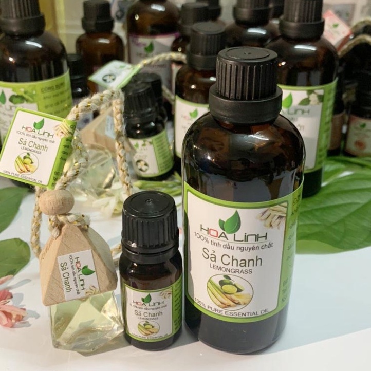 Tinh dầu sả chanh - sả java đuổi muỗi, kiến và côn trùng 100ml 50ml HOALINH