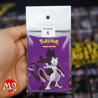 Bọc thẻ bài standard size Ultra PRO cho lá bài Pokemon TCG  - MEWTWO - Gói 5, 10, 15 - Kích thước 66x91mm