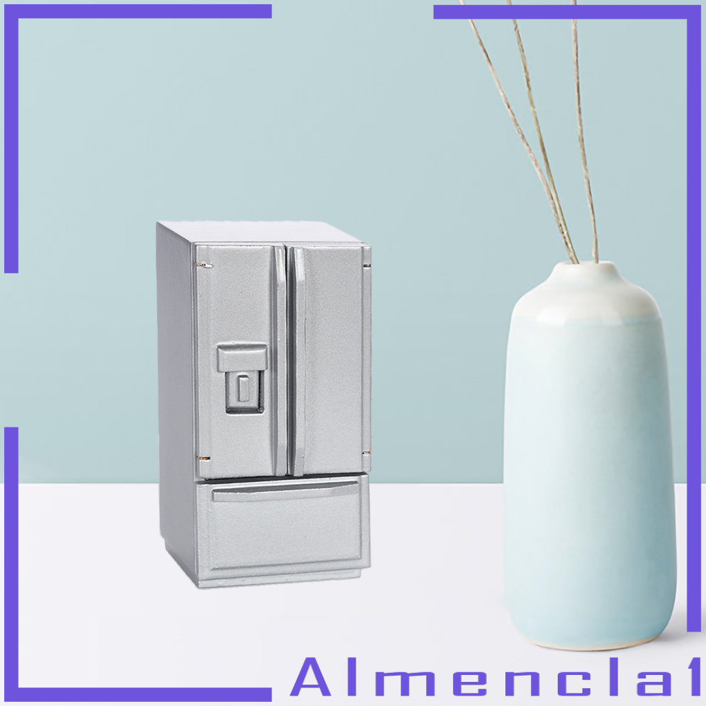 Tủ Lạnh Mini Almencla1 Tỉ Lệ 1: 12 Cho Nhà Búp Bê