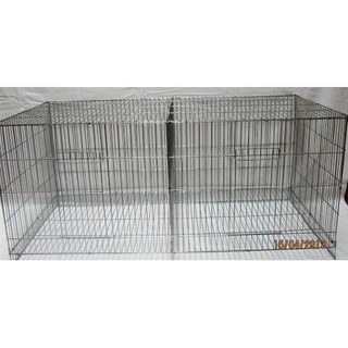 Lồng nuôi chim, nuôi gà, nuôi mèo lồng nan mau, hai ngăn Có phụ kiện đầy đủ, và chưa có phụ kiện