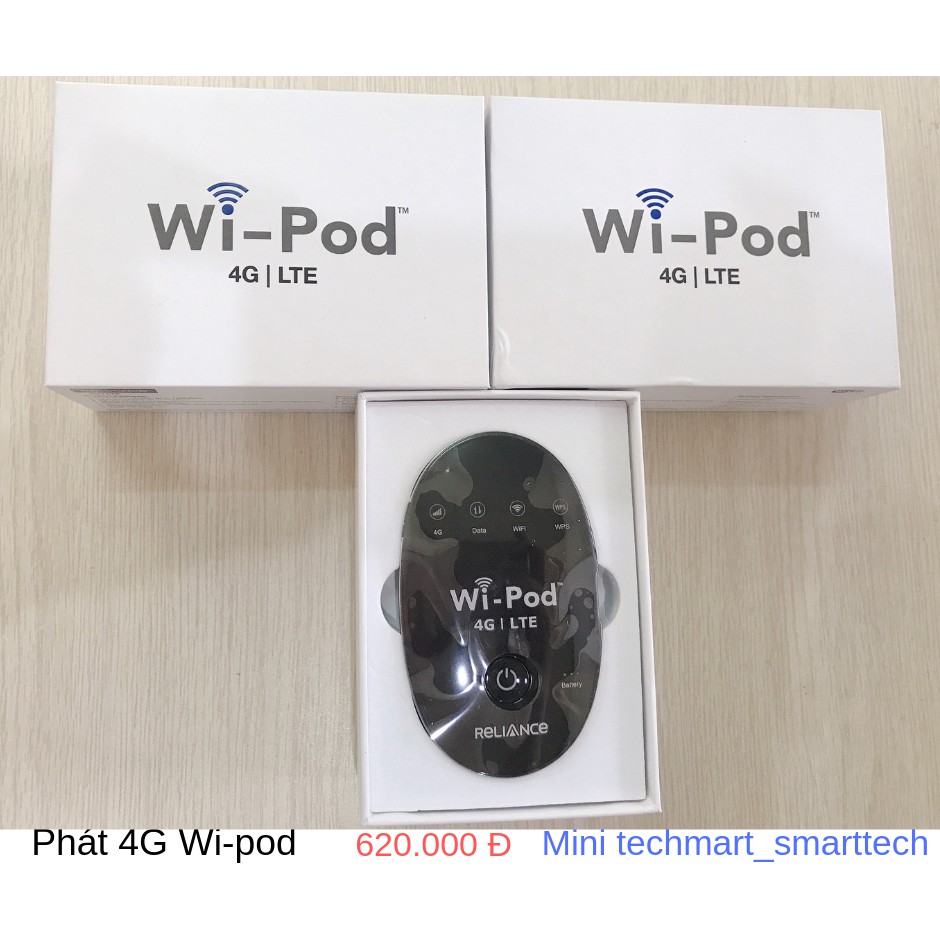 Bộ Phát Sóng Wifi Wi-Pod 4G LTE - Cục Phát Wifi 4G