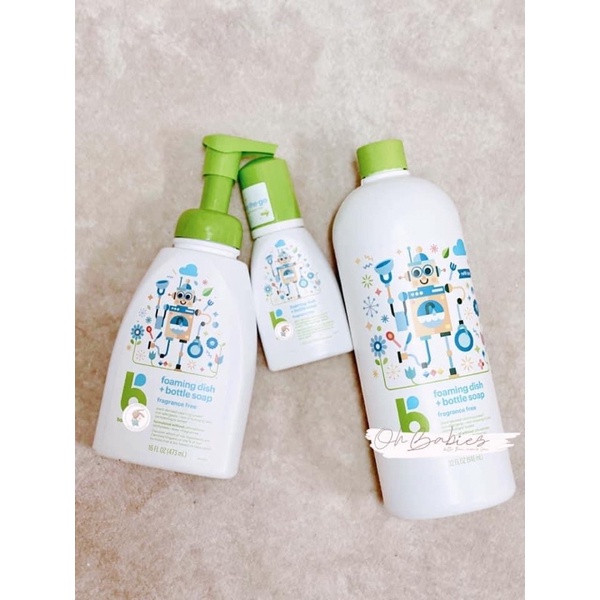 Nước rửa bình Babyganics hữu cơ an toàn cho bé 473ml [OH BABIES]