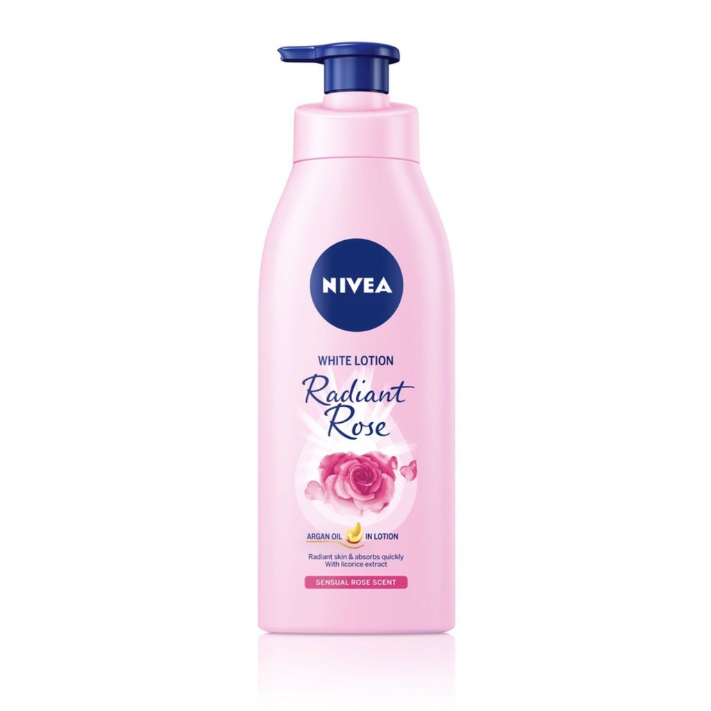 Sữa dưỡng thể dưỡng trắng da Nivea Radiant Rose 350ml