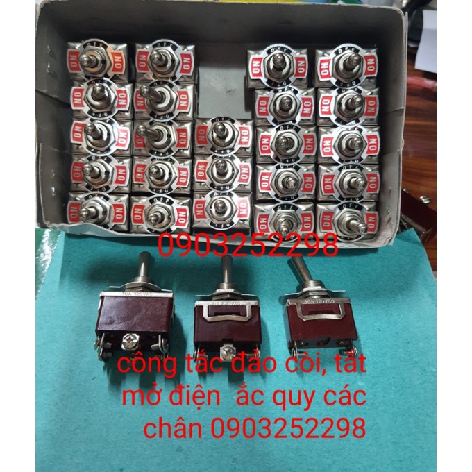 Công tắc đảo còi , công tắc tắt mở điện xe 6 chân, 3 chân , 2 chân