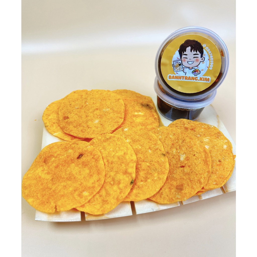 Bánh tráng cam sốt me tuổi thơ