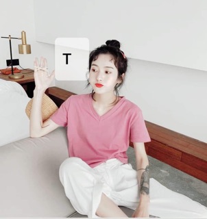 Áo Crt cổ tim trơn TTQ588