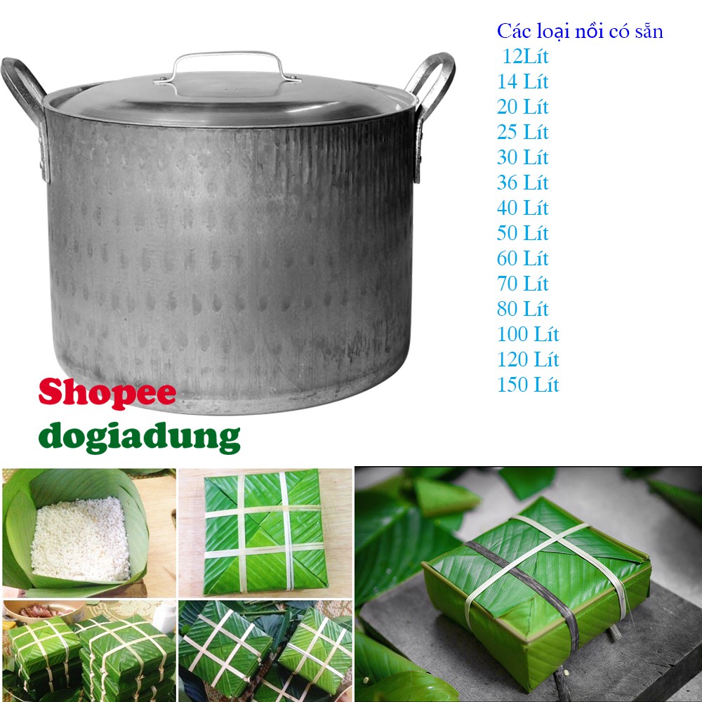 🔥 🔥 HOT SALE🔥 🔥 Nồi Nhôm Quân Dụng Gò 150 Lít Cao Cấp
