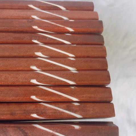 10 đôi đũa gỗ hương khảm trai-đũa gỗ hương - HV Store 400