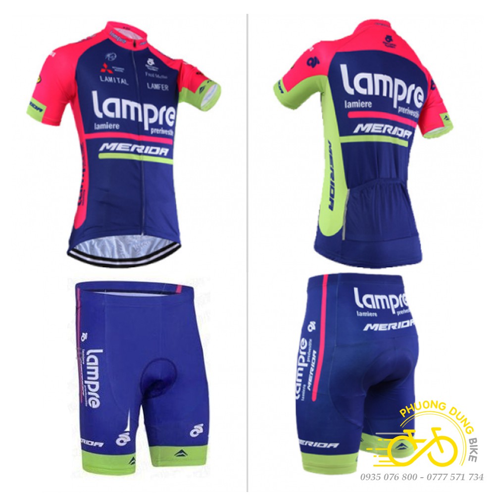 Bộ quần áo thể thao đi xe đạp Lampre