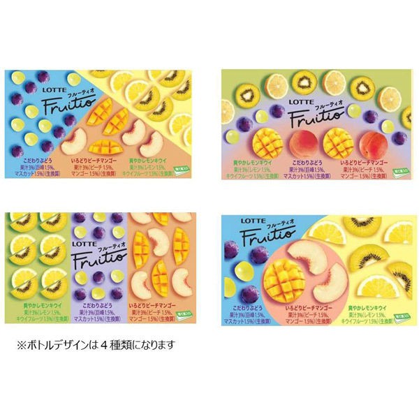 Kẹo Cao Su Vị Trái Cây Lotte Fruitio 143g Nhật Bản