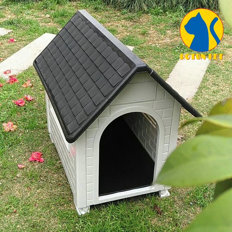 Nhà cho chó ngoài trời, chất liệu nhựa có thể tháo lắp được, kích thước lớn