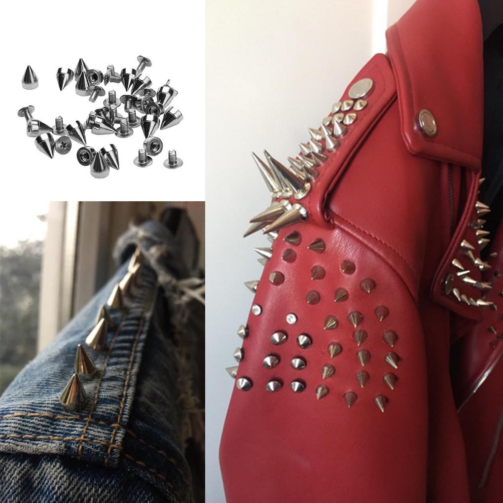 Set 100 Đinh Tán Bằng Hợp Kim Dùng Để Trang Trí Quần Áo / Giày Dép Đa Năng Tiện Dụng