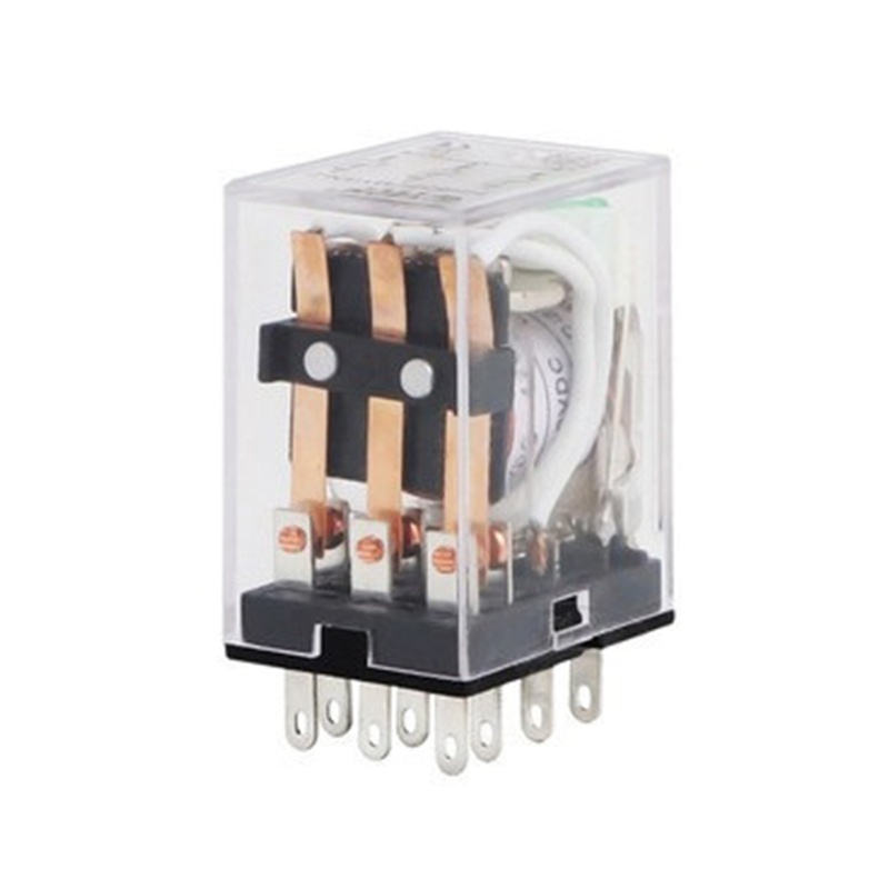 Rơ Le Điện Từ DC12V AC220V DC24V 11-Pin 5A Chuyên Dụng