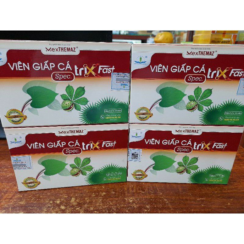 Viên Giấp Cá Trix Fast( hộp 20 viên)
