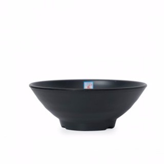Tô xoăn loe 17.8 cm nhựa Melamine Nhám Đen, nâu kem nhám - bát phở, mì phíp TOX37