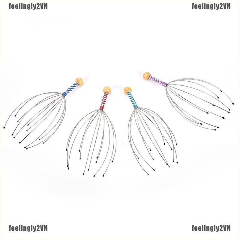 Dụng Cụ Mát Xa Da Đầu Cầm Tay Bằng Thép Không