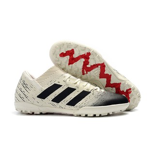 Giày bóng đá nemeziz messi 18.3 trắng vạch đen, trắng hồng tf